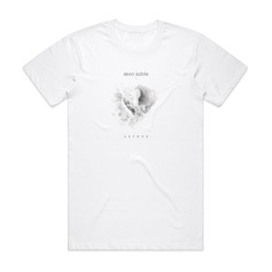 Aeon Sable Aether Album Cover T-Shirt White