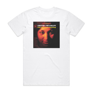 Aretha Franklin The Queen In Waiting Album Cover T-Shirt White Aretha Franklin The Queen In Waiting Album Cover T-Shirt White