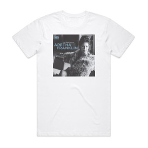 Aretha Franklin The Genius Of Aretha Franklin Album Cover T-Shirt White Aretha Franklin The Genius Of Aretha Franklin Album Cover T-Shirt White