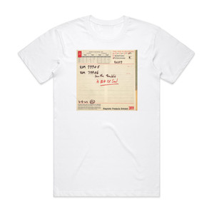 Aretha Franklin A Bit Of Soul Album Cover T-Shirt White Aretha Franklin A Bit Of Soul Album Cover T-Shirt White