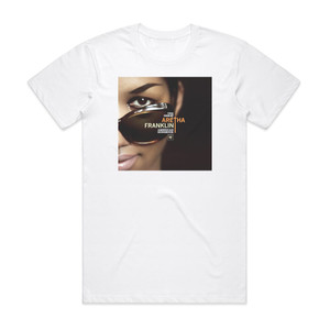 Aretha Franklin The Great American Songbook Album Cover T-Shirt White Aretha Franklin The Great American Songbook Album Cover T-Shirt White