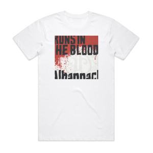 Albannach Runs In The Blood Album Cover T-Shirt White