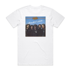 April Wine Greatest Hits Album Cover T-Shirt White April Wine Greatest Hits Album Cover T-Shirt White