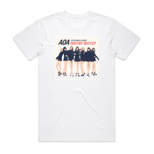 AOA  Album Cover T-Shirt White AOA  Album Cover T-Shirt White