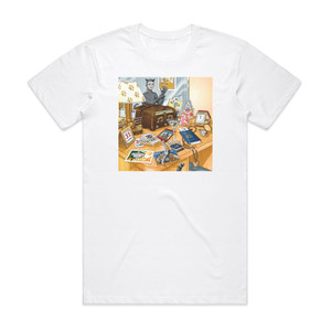 Al Stewart Greatest Hits Album Cover T-Shirt White Al Stewart Greatest Hits Album Cover T-Shirt White
