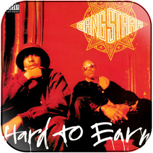 Gang Starr Hard To Earn Album Cover Sticker Gang Starr Hard To Earn Album Cover Sticker