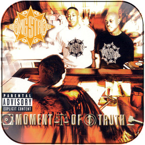 Gang Starr Moment Of Truth-1 Album Cover Sticker Gang Starr Moment Of Truth-1 Album Cover Sticker