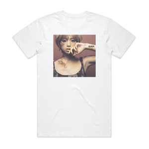 Ayumi Hamasaki Never Ever Album Cover T-Shirt White Ayumi Hamasaki Never Ever Album Cover T-Shirt White