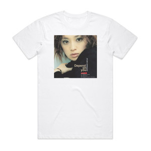 Ayumi Hamasaki Depend On You Album Cover T-Shirt White Ayumi Hamasaki Depend On You Album Cover T-Shirt White