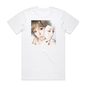 Ayumi Hamasaki L 1 Album Cover T-Shirt White Ayumi Hamasaki L 1 Album Cover T-Shirt White