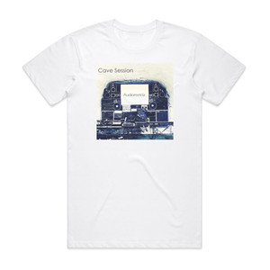 Audiometria Cave Session Album Cover T-Shirt White Audiometria Cave Session Album Cover T-Shirt White