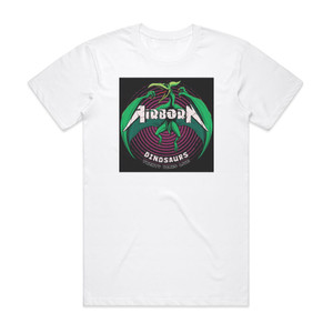 Airborn Dinosaurs 20 Years Live Album Cover T-Shirt White Airborn Dinosaurs 20 Years Live Album Cover T-Shirt White