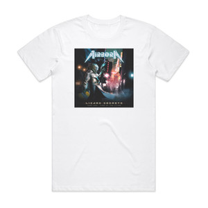 Airborn Lizard Secrets Part One Land Of The Living Album Cover T-Shirt White Airborn Lizard Secrets Part One Land Of The Living Album Cover T-Shirt White