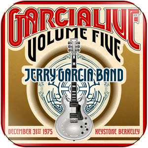 Jerry Garcia Band Garcialive Volume 5 Album Cover Sticker Jerry Garcia Band Garcialive Volume 5 Album Cover Sticker