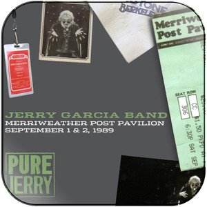 Jerry Garcia Band Pure Jerry Merriweather Post Pavilion September 1 2 1989 Album Cover Sticker Jerry Garcia Band Pure Jerry Merriweather Post Pavilion September 1 2 1989 Album Cover Sticker