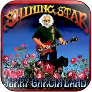 Jerry Garcia Band Shining Star Album Cover Sticker Jerry Garcia Band Shining Star Album Cover Sticker