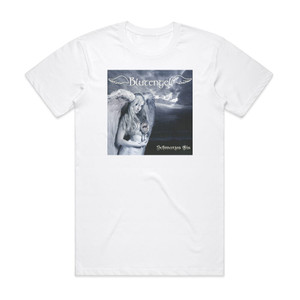 Blutengel Schwarzes Eis Album Cover T-Shirt White Blutengel Schwarzes Eis Album Cover T-Shirt White
