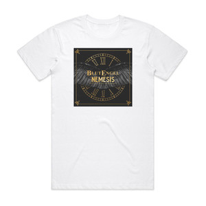 Blutengel Nemesis Best Of And Reworked Album Cover T-Shirt White Blutengel Nemesis Best Of And Reworked Album Cover T-Shirt White