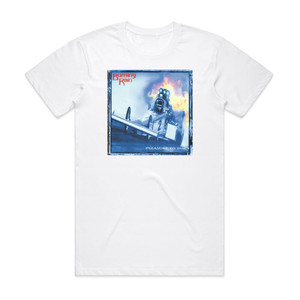 Burning Rain Pleasure To Burn Album Cover T-Shirt White Burning Rain Pleasure To Burn Album Cover T-Shirt White