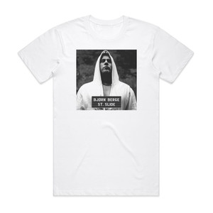 Bjorn Berge St Slide Album Cover T-Shirt White Bjorn Berge St Slide Album Cover T-Shirt White