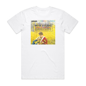 Brian Hyland Heres To Our Love Album Cover T-Shirt White Brian Hyland Heres To Our Love Album Cover T-Shirt White