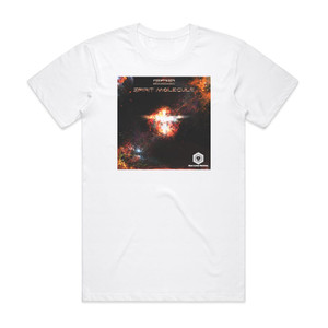 Blue Lunar Monkey Spirit Molecule Album Cover T-Shirt White