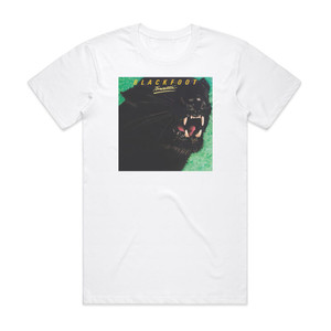 Blackfoot Tomcattin Album Cover T-Shirt White
