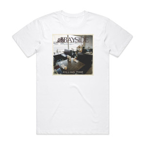 Bayside Killing Time Album Cover T-Shirt White Bayside Killing Time Album Cover T-Shirt White