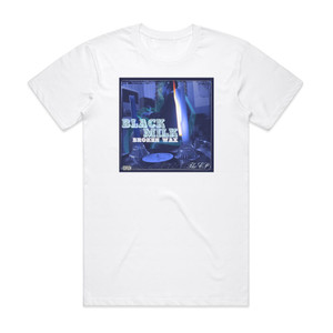 Black Milk Broken Wax The Ep Album Cover T-Shirt White Black Milk Broken Wax The Ep Album Cover T-Shirt White