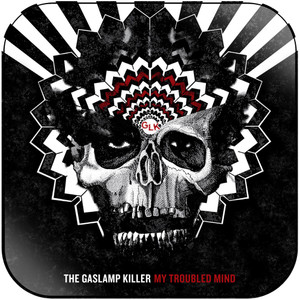 The Gaslamp Killer My Troubled Mind Album Cover Sticker The Gaslamp Killer My Troubled Mind Album Cover Sticker