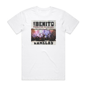 Benito Kamelas Directo Al Alma Album Cover T-Shirt White Benito Kamelas Directo Al Alma Album Cover T-Shirt White