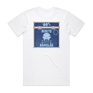 Benito Kamelas 100 Benito Kamelas Album Cover T-Shirt White Benito Kamelas 100 Benito Kamelas Album Cover T-Shirt White