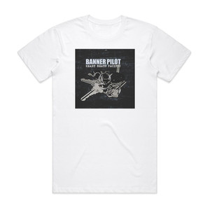 Banner Pilot Heart Beats Pacific Album Cover T-Shirt White Banner Pilot Heart Beats Pacific Album Cover T-Shirt White