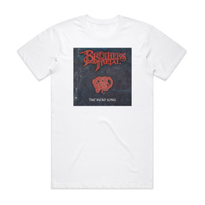 Brothers of Metal The Mead Song Album Cover T-Shirt White Brothers of Metal The Mead Song Album Cover T-Shirt White