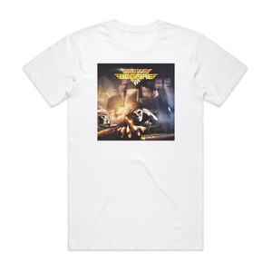 Bonfire Byte The Bullet Album Cover T-Shirt White Bonfire Byte The Bullet Album Cover T-Shirt White