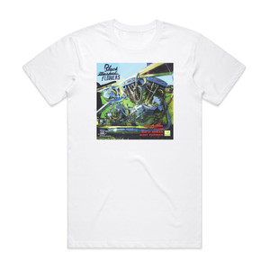 Black Market Flowers Thicket Album Cover T-Shirt White Black Market Flowers Thicket Album Cover T-Shirt White