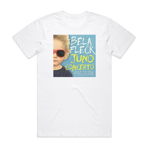 Bela Fleck Juno Concerto Album Cover T-Shirt White Bela Fleck Juno Concerto Album Cover T-Shirt White