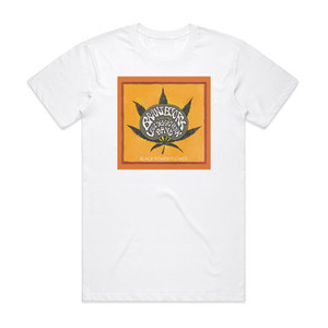 Brant Bjork Black Power Flower Album Cover T-Shirt White