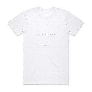 Beartooth Aggressive 1 Album Cover T-Shirt White Beartooth Aggressive 1 Album Cover T-Shirt White