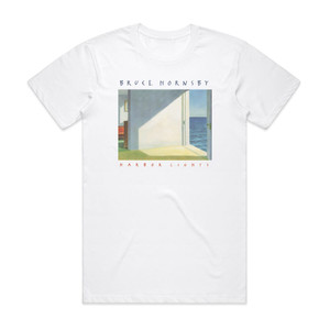 Bruce Hornsby Harbor Lights Album Cover T-Shirt White Bruce Hornsby Harbor Lights Album Cover T-Shirt White