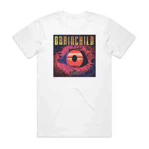 Brainchild Mindwarp Album Cover T-Shirt White Brainchild Mindwarp Album Cover T-Shirt White