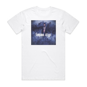 Blueface Famous Cryp Album Cover T-Shirt White Blueface Famous Cryp Album Cover T-Shirt White