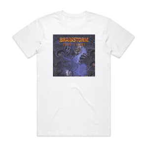Brainstorm Escape The Silence Album Cover T-Shirt White Brainstorm Escape The Silence Album Cover T-Shirt White