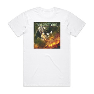 Brainstorm Firesoul Album Cover T-Shirt White Brainstorm Firesoul Album Cover T-Shirt White
