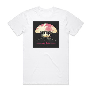 British India Wrong Direction Album Cover T-Shirt White British India Wrong Direction Album Cover T-Shirt White
