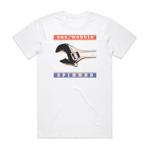 Brian Eno Spinner 1 Album Cover T-Shirt White Brian Eno Spinner 1 Album Cover T-Shirt White
