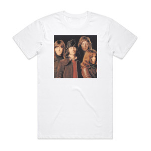 Badfinger Straight Up Album Cover T-Shirt White Badfinger Straight Up Album Cover T-Shirt White