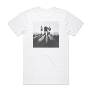 Bad Company Burnin Sky Album Cover T-Shirt White Bad Company Burnin Sky Album Cover T-Shirt White