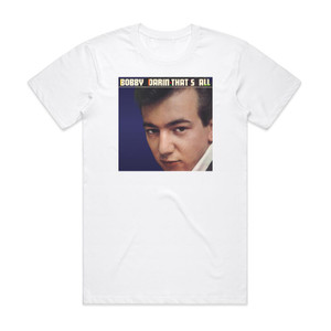 Bobby Darin Thats All Album Cover T-Shirt White Bobby Darin Thats All Album Cover T-Shirt White