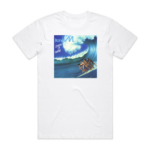 Boney M Oceans Of Fantasy Album Cover T-Shirt White Boney M Oceans Of Fantasy Album Cover T-Shirt White